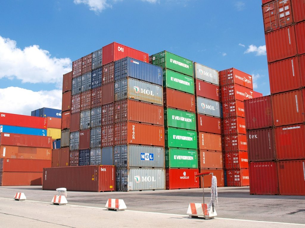 container, cargo, freight harbor